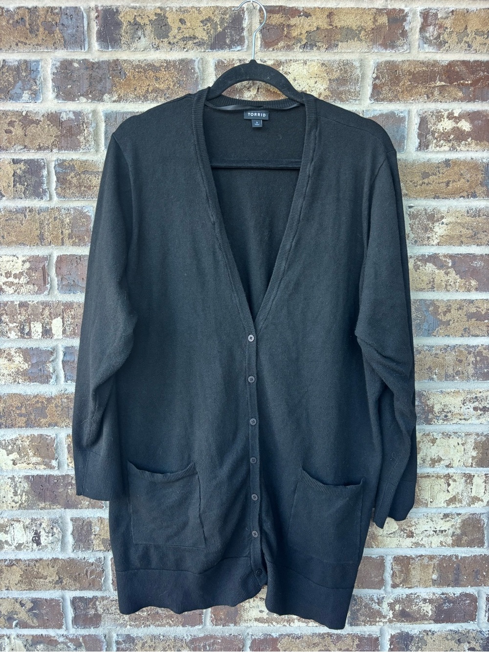 Torrid Black Open Front Cardigan Sweater | Size 3